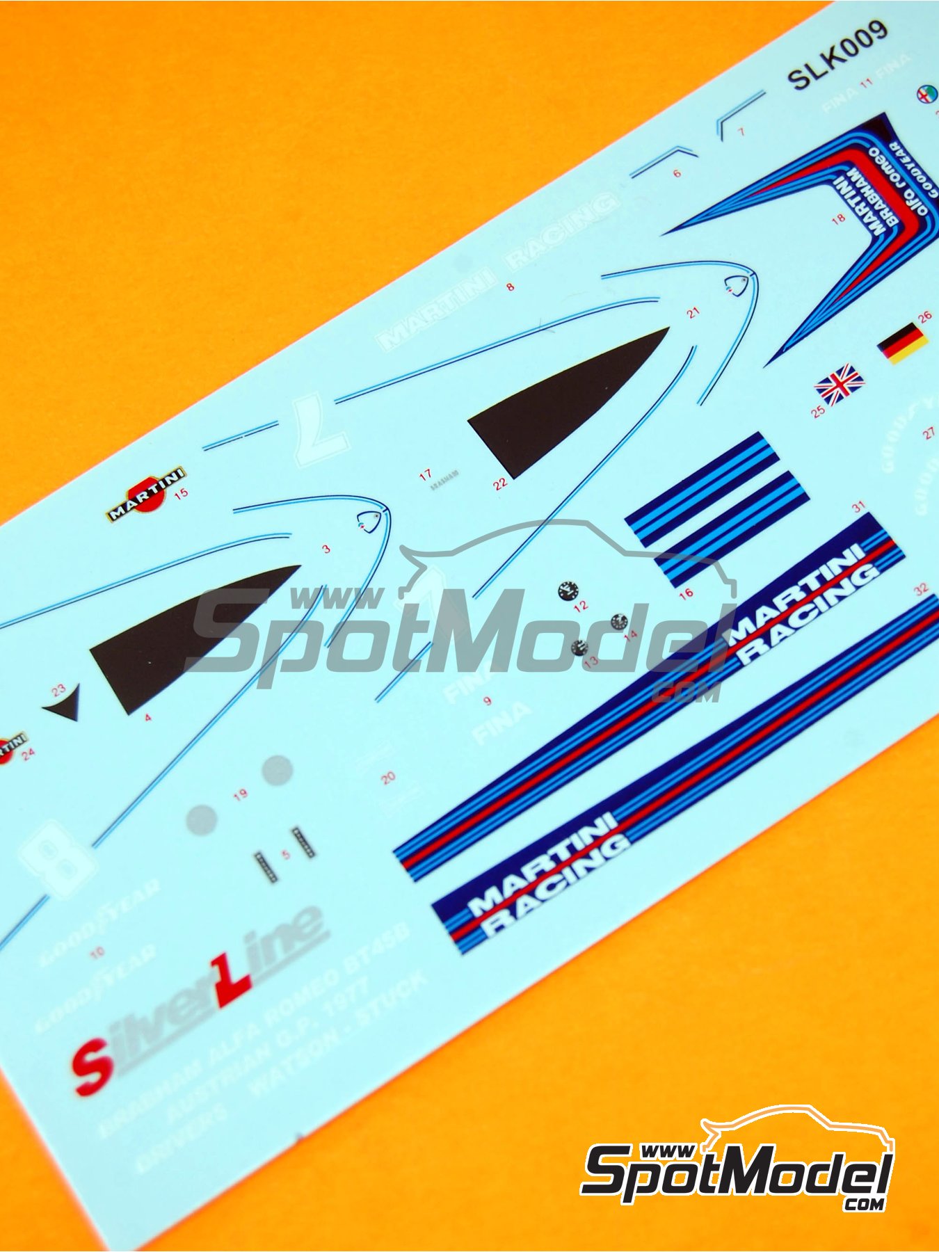 Tameo Kits Dk Slk Marking Livery Scale Brabham Alfa Romeo